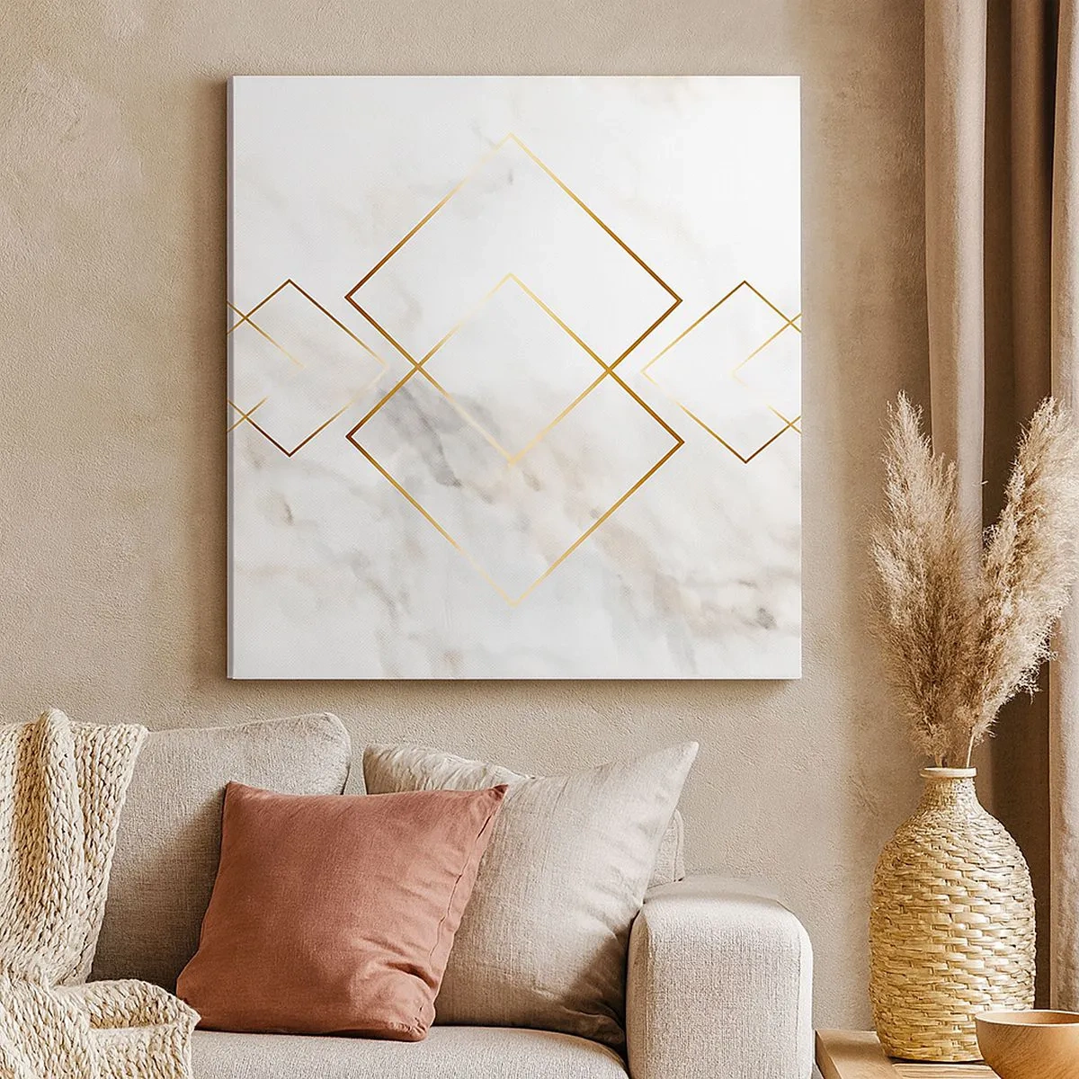 Bild auf Leinwand - Leinwandbild - Ein Blick in die Unendlichkeit - 30x30 cm