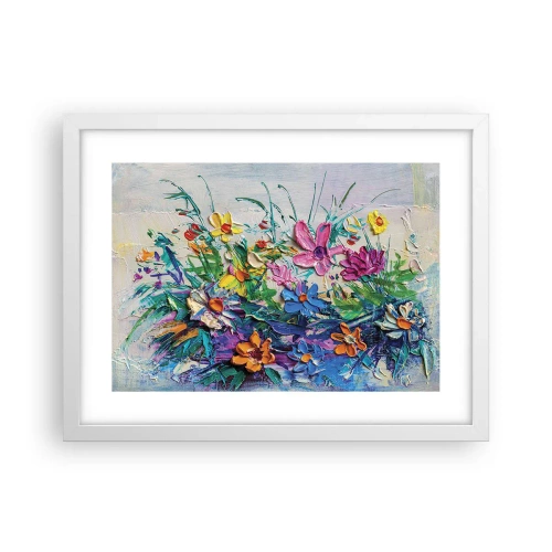 Poster in einem weißen Rahmen - Überhaupt kein Stillleben - 40x30 cm