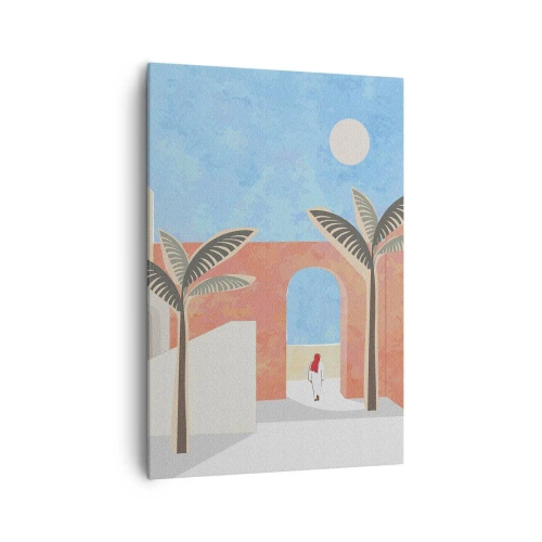 Bild auf Leinwand - Leinwandbild - Arabischer Tag - 70x100 cm