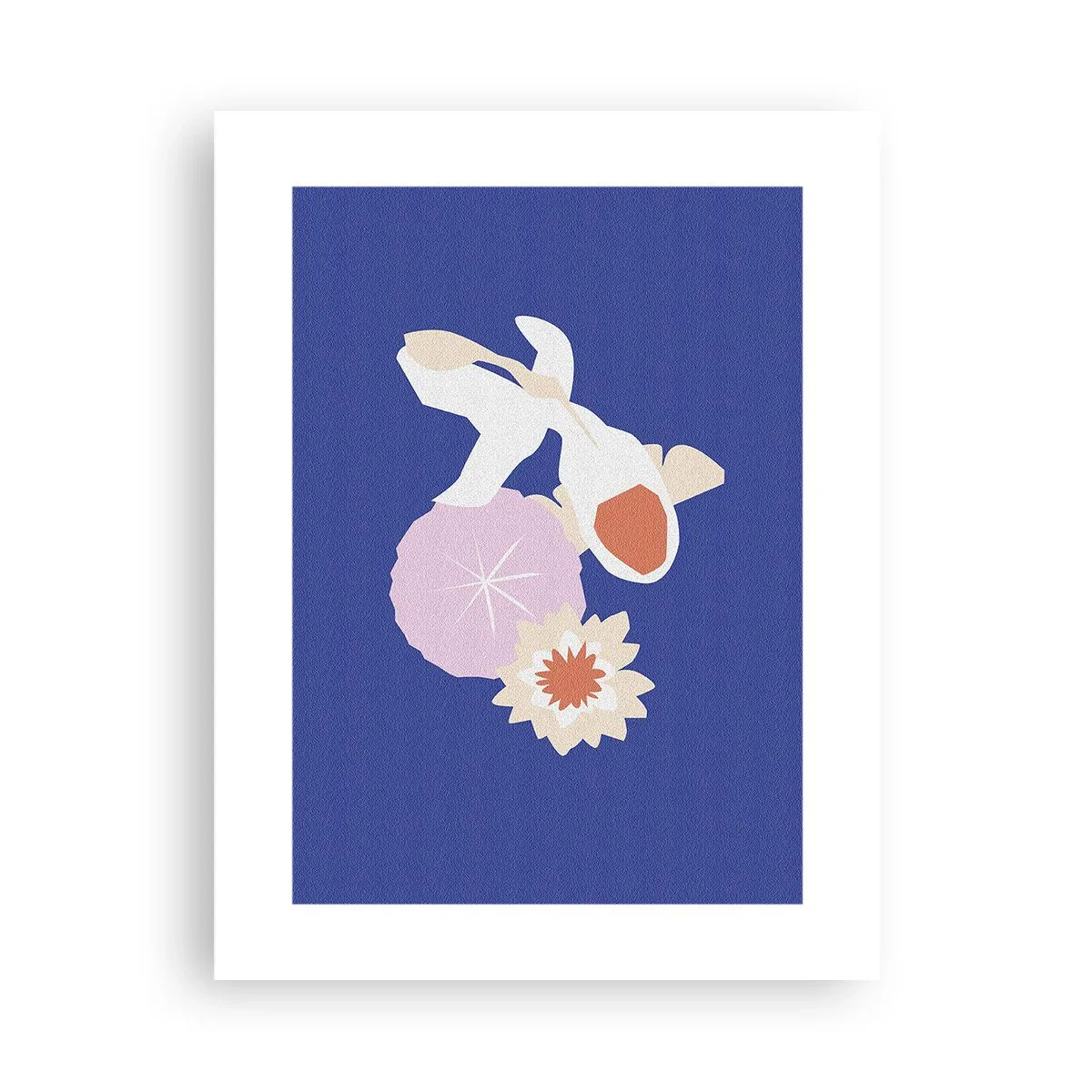 Poster - Komposition von Blüten und Knospen - 30x40 cm