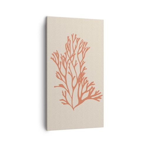 Bild auf Leinwand - Leinwandbild - Korallenfiligran - 45x80 cm