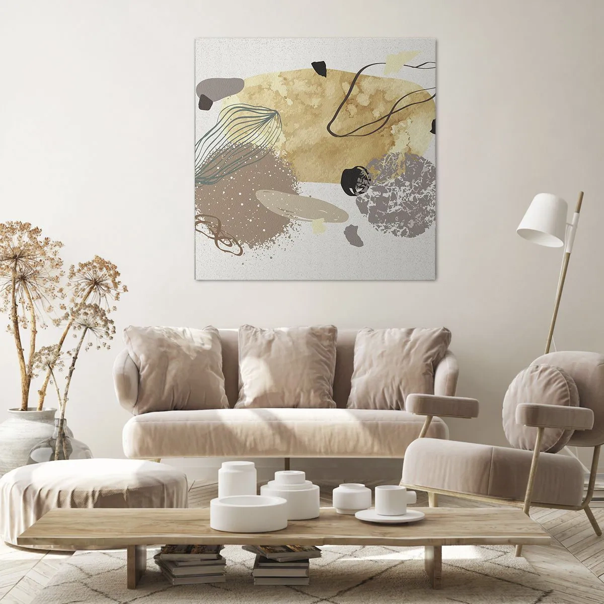 Bild auf Leinwand - Leinwandbild - Angewandte Plumkologie - 40x40 cm