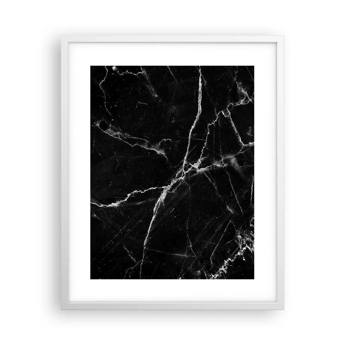 Poster in einem weißen Rahmen - Geheimleben des Steins - 40x50 cm