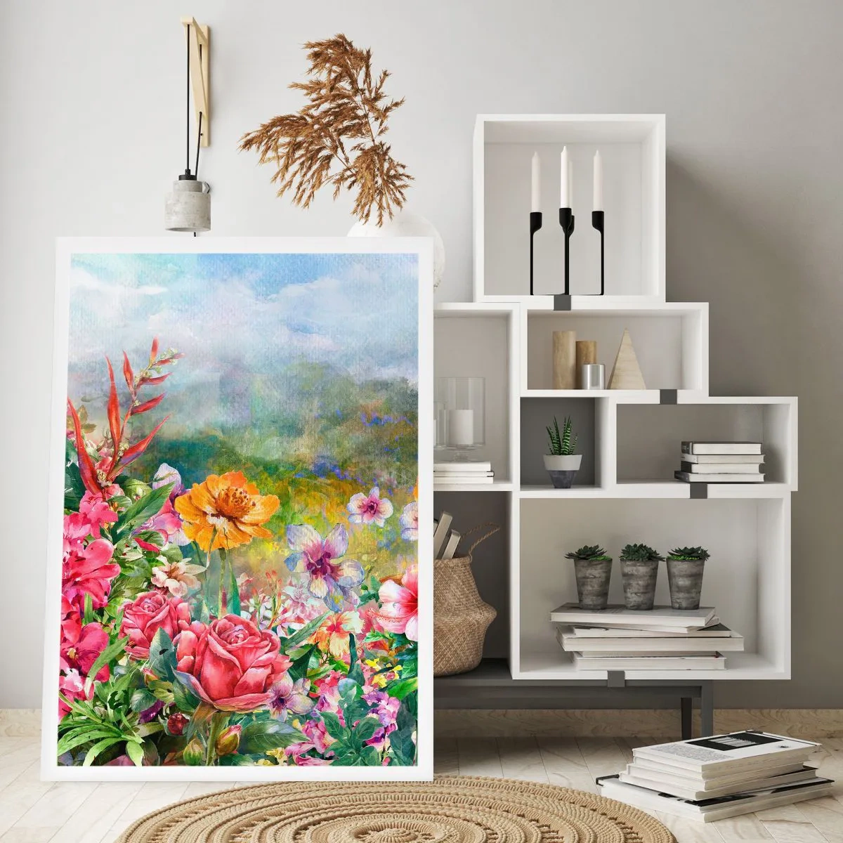 Poster - Ein Garten, der verrückt geworden ist - 61x91 cm