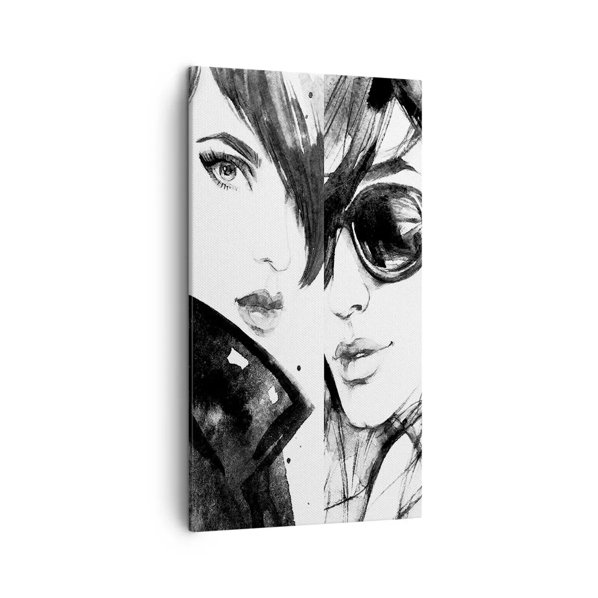 Bild auf Leinwand - Leinwandbild - Schönheit multipliziert - 45x80 cm