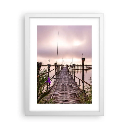 Poster in einem weißen Rahmen - Frieden und Ruhe Asiens - 30x40 cm