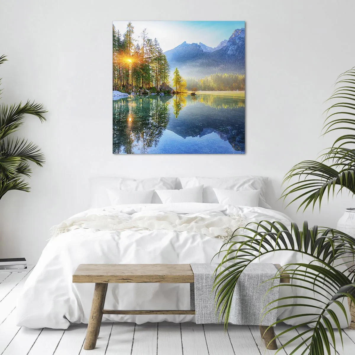 Bild auf Leinwand - Leinwandbild - Majestät und Süße - 60x60 cm