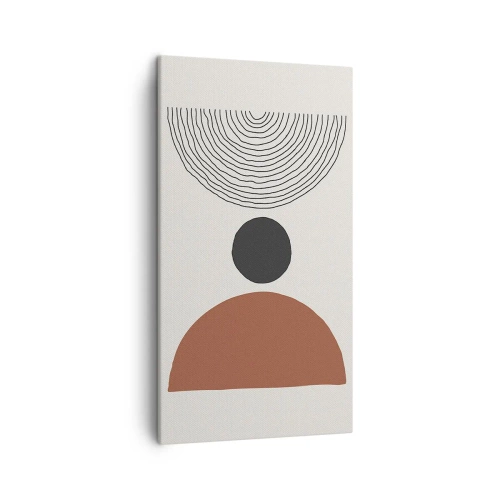 Bild auf Leinwand - Leinwandbild - Das Zentrum der Aufmerksamkeit - 45x80 cm