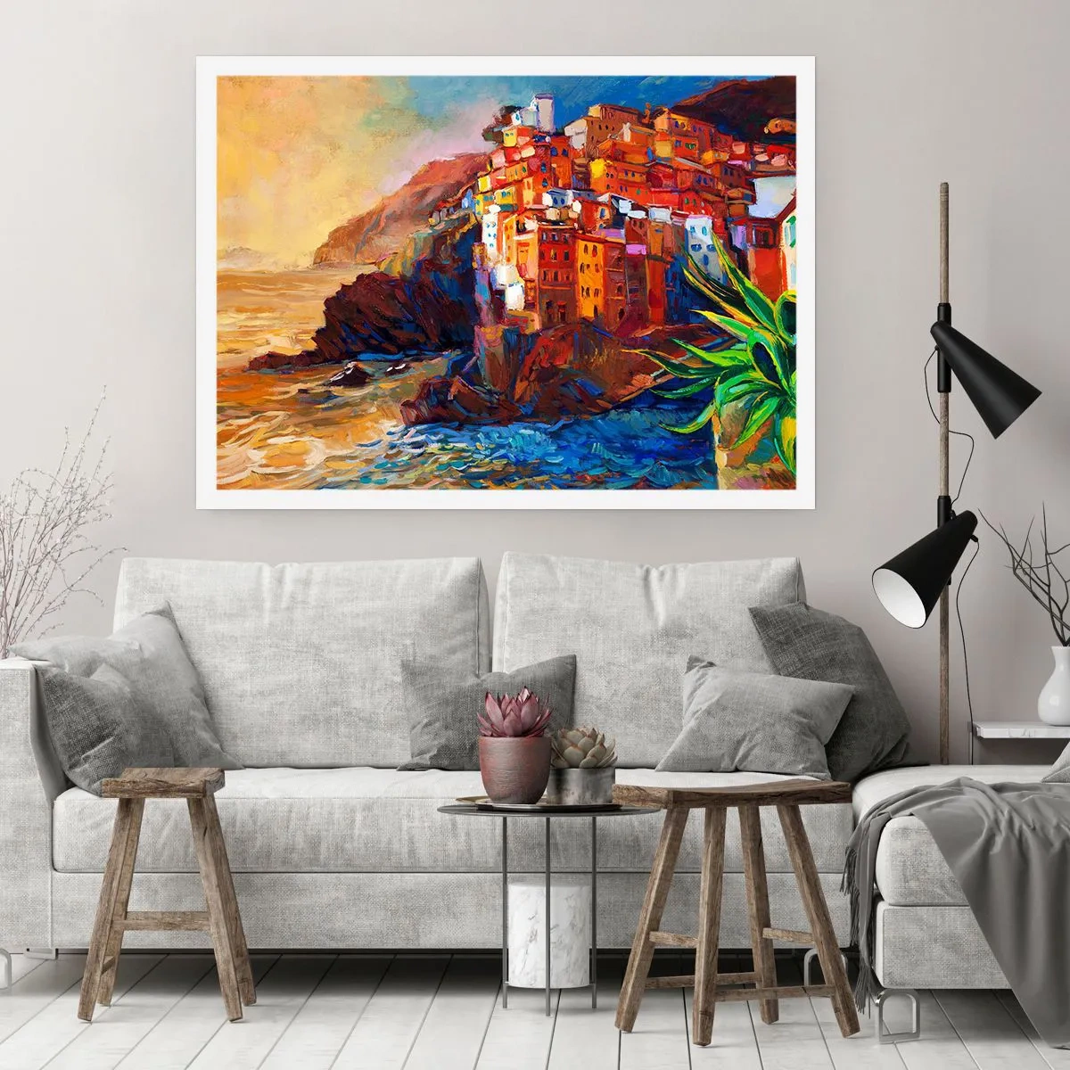 Poster - Italienische Atmosphäre - 50x40 cm