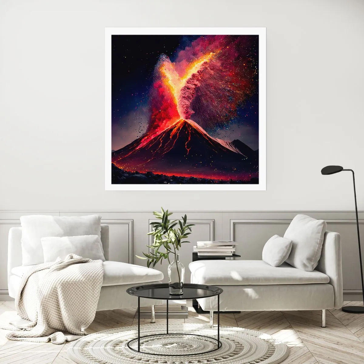 Poster - Schönheit und Horror - 30x30 cm