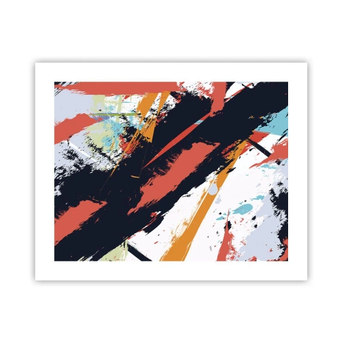 Poster - Dynamische Komposition - 50x40 cm