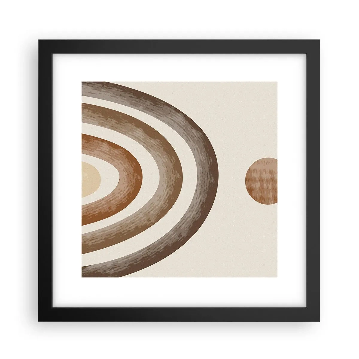 Poster in einem schwarzem Rahmen - In einer weit entfernten Galaxie - 30x30 cm