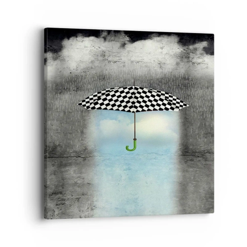 Bild auf Leinwand - Leinwandbild - Aber möglich - 40x40 cm