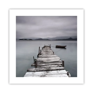 Poster - Du kannst morgen gehen - 40x40 cm