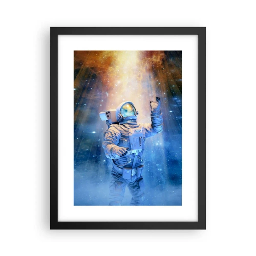 Poster in einem schwarzem Rahmen - Endlich am Ende - 30x40 cm