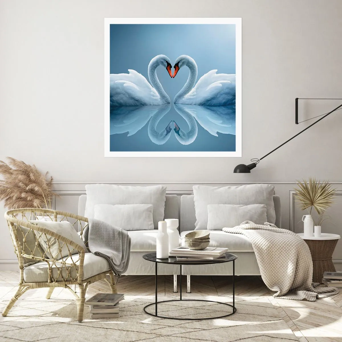 Poster - Zeit für die Liebe - 60x60 cm