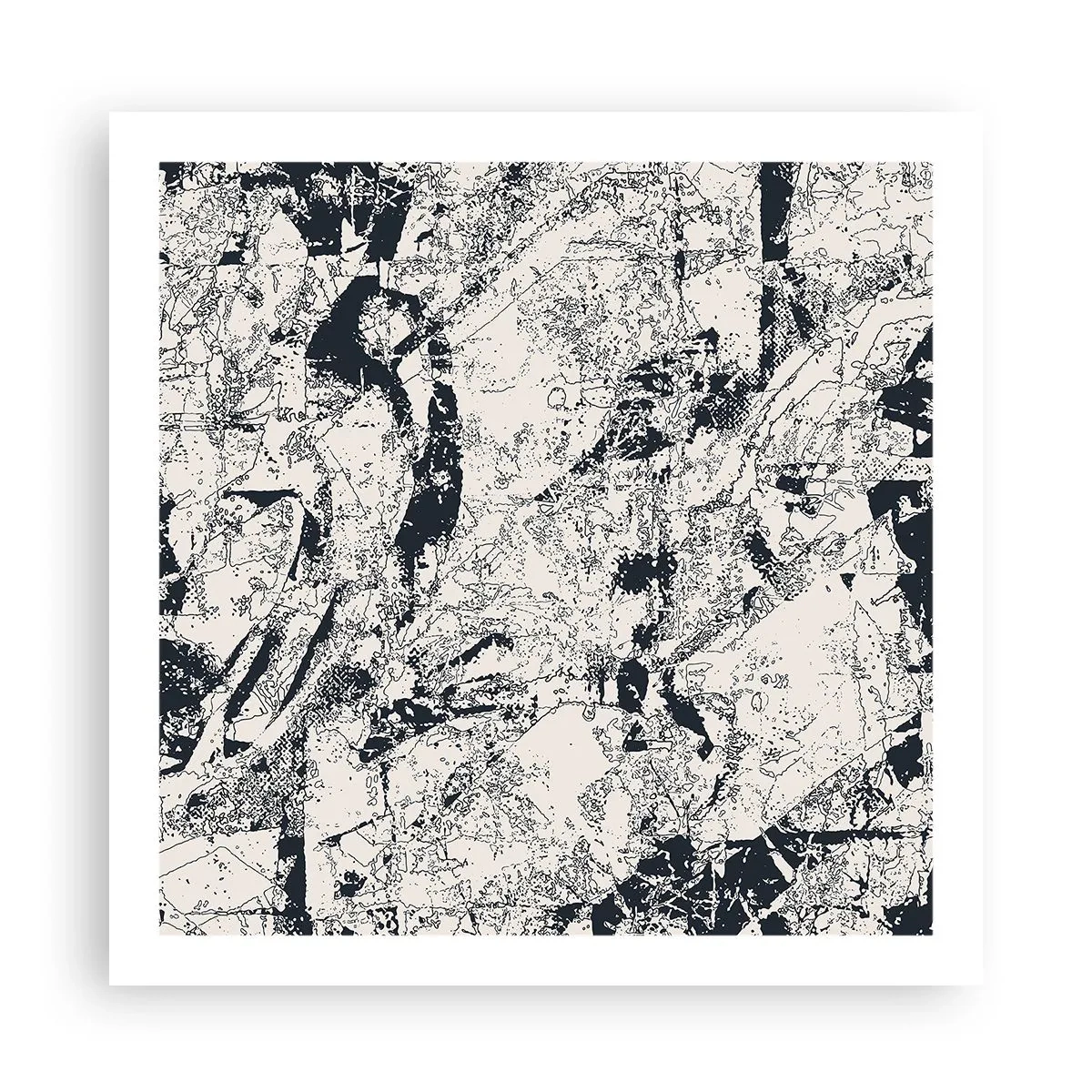 Poster - Durchdringung der Gegensätze - 60x60 cm