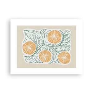 Poster - Ethnisch mit einem Hauch von Abstraktion - 40x30 cm