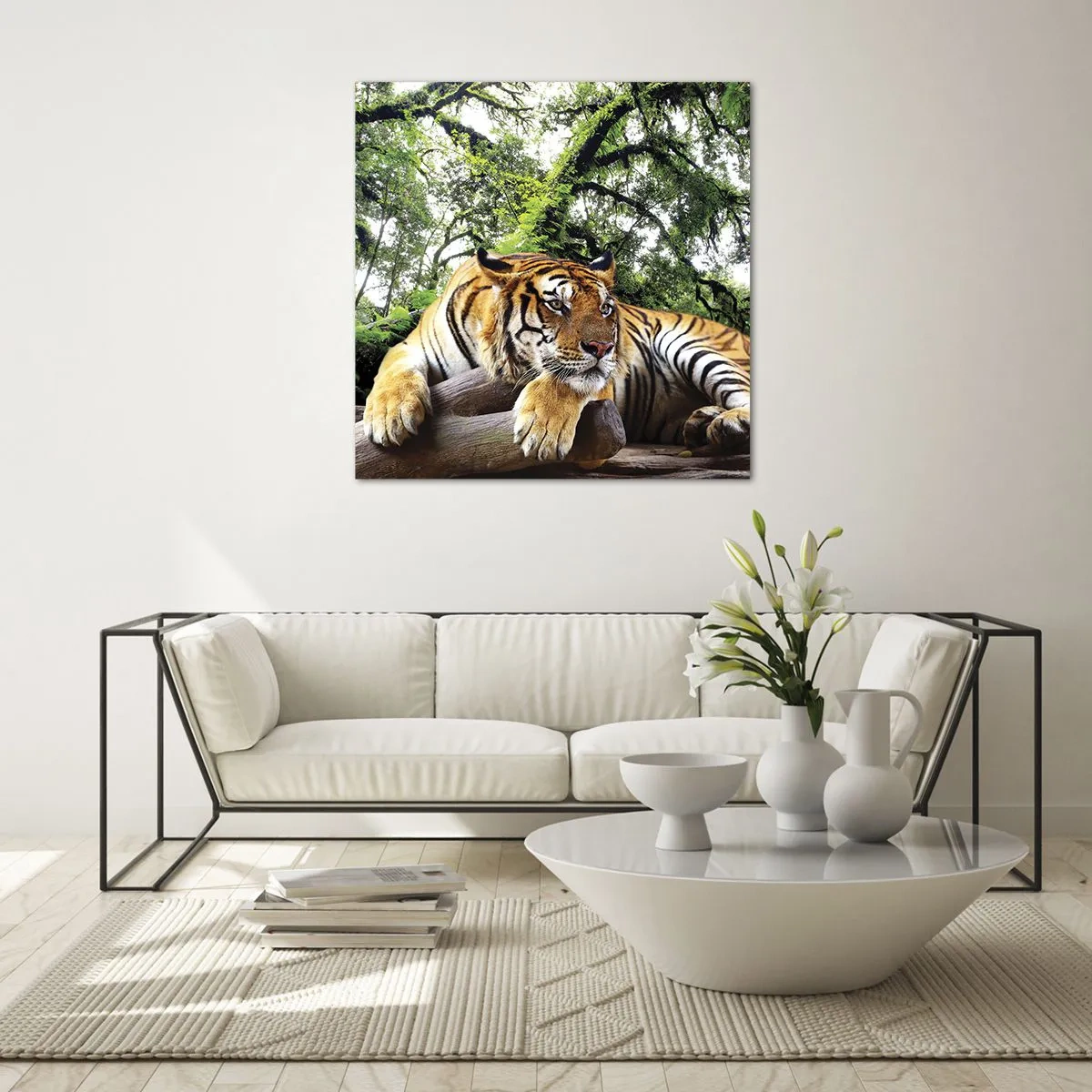 Glasbild - Bild auf glas - Hochachtungsvoll - 50x50 cm