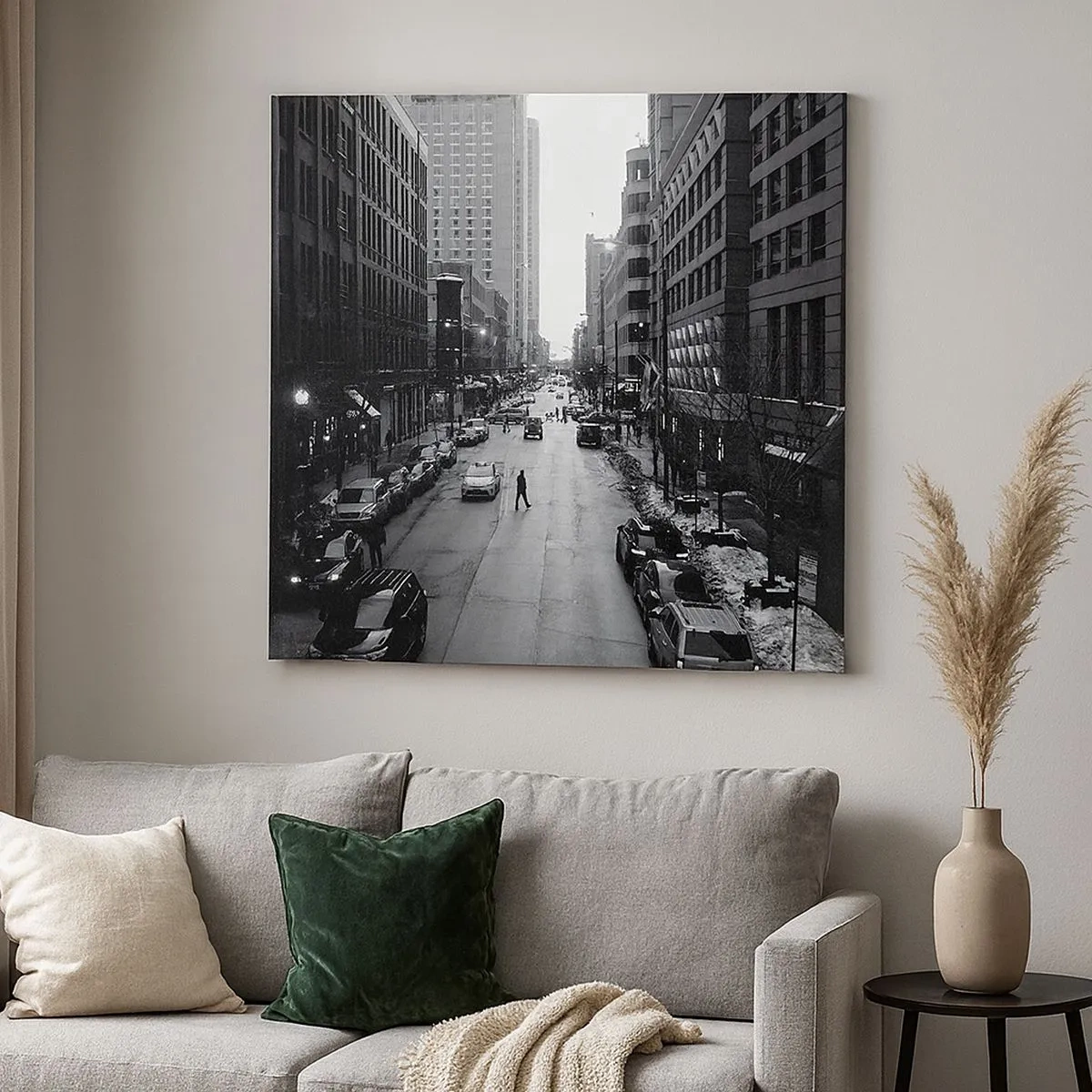 Bild auf Leinwand - Leinwandbild - Ein weiterer Tag wie jeder andere Tag - 30x30 cm