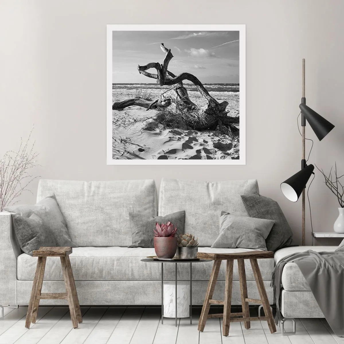 Poster - Meeresskulptur - 50x50 cm