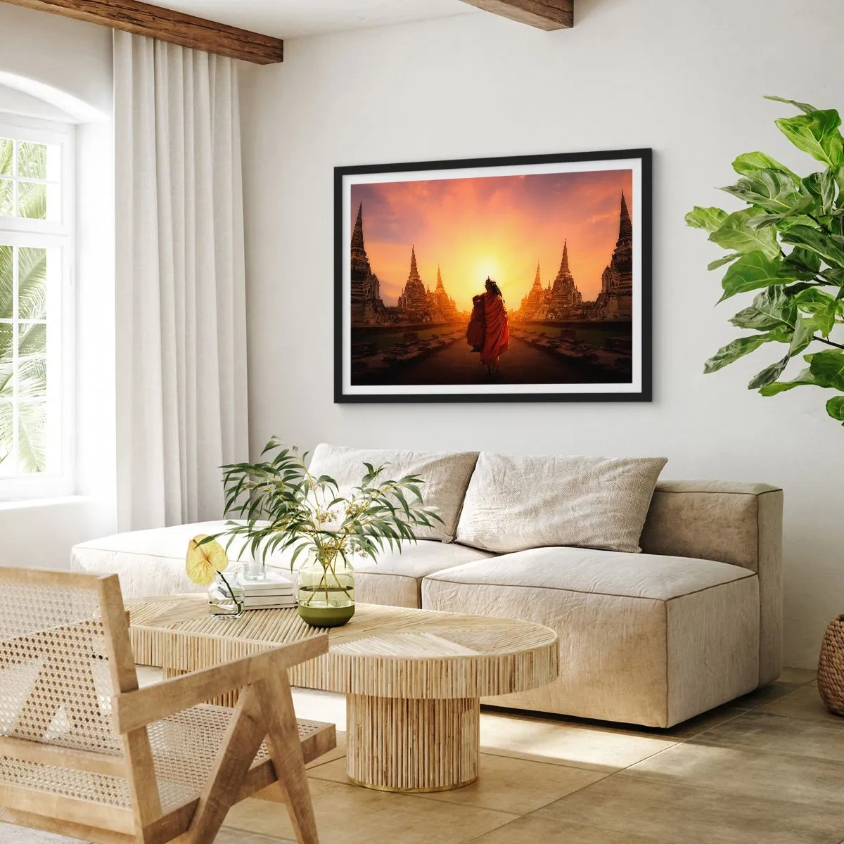 Poster in einem schwarzem Rahmen - In Frieden für die Ewigkeit - 40x30 cm