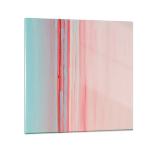 Glasbild - Bild auf glas - Abstraktion im Morgengrauen - 30x30 cm