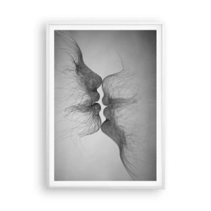 Poster in einem weißen Rahmen - Kuss des Windes - 70x100 cm