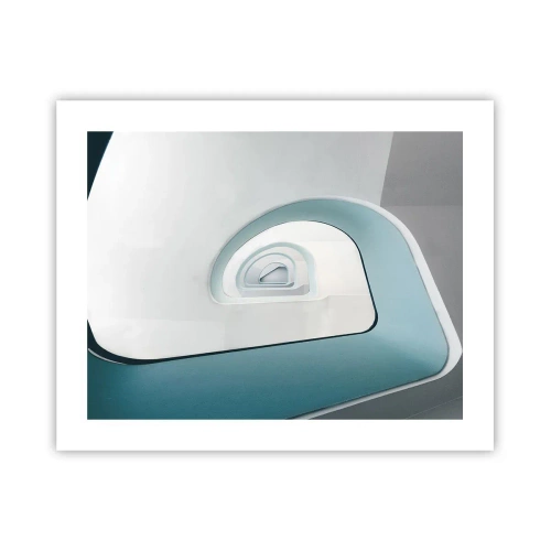 Poster - Bis zum Ende des Blaus - 50x40 cm