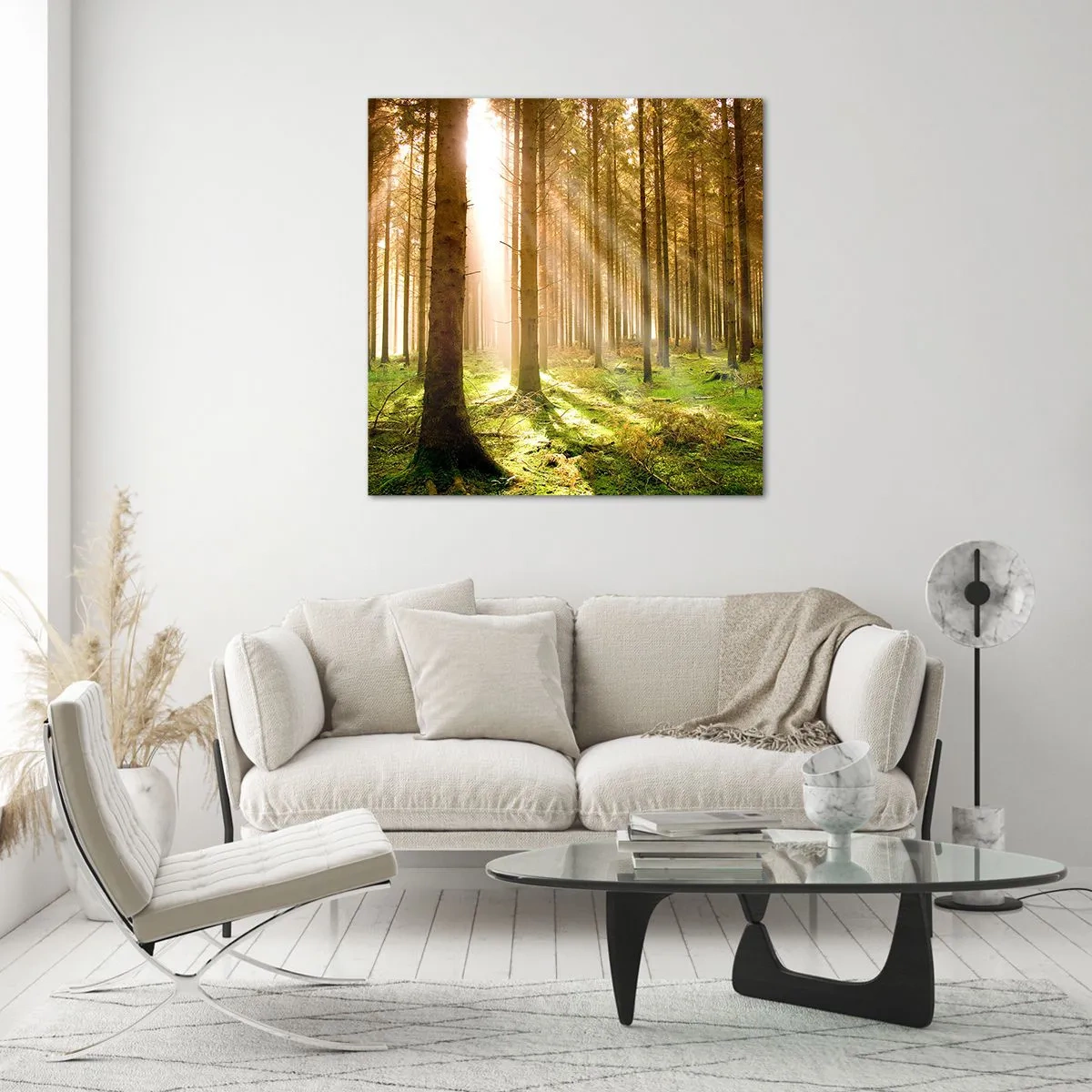 Glasbild - Bild auf glas - Die Elfen werden bald erscheinen - 50x50 cm