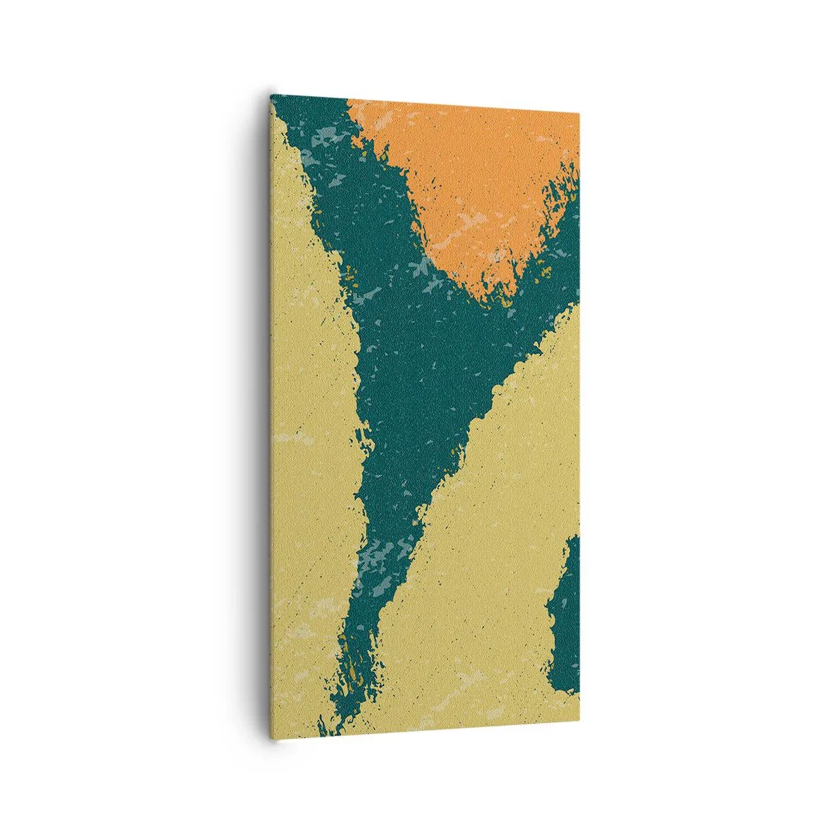 Bild auf Leinwand - Leinwandbild - Abstraktion – langsame Bewegung - 65x120 cm