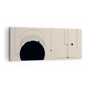 Bild auf Leinwand - Leinwandbild - Flexible und dynamische Komposition - 100x40 cm