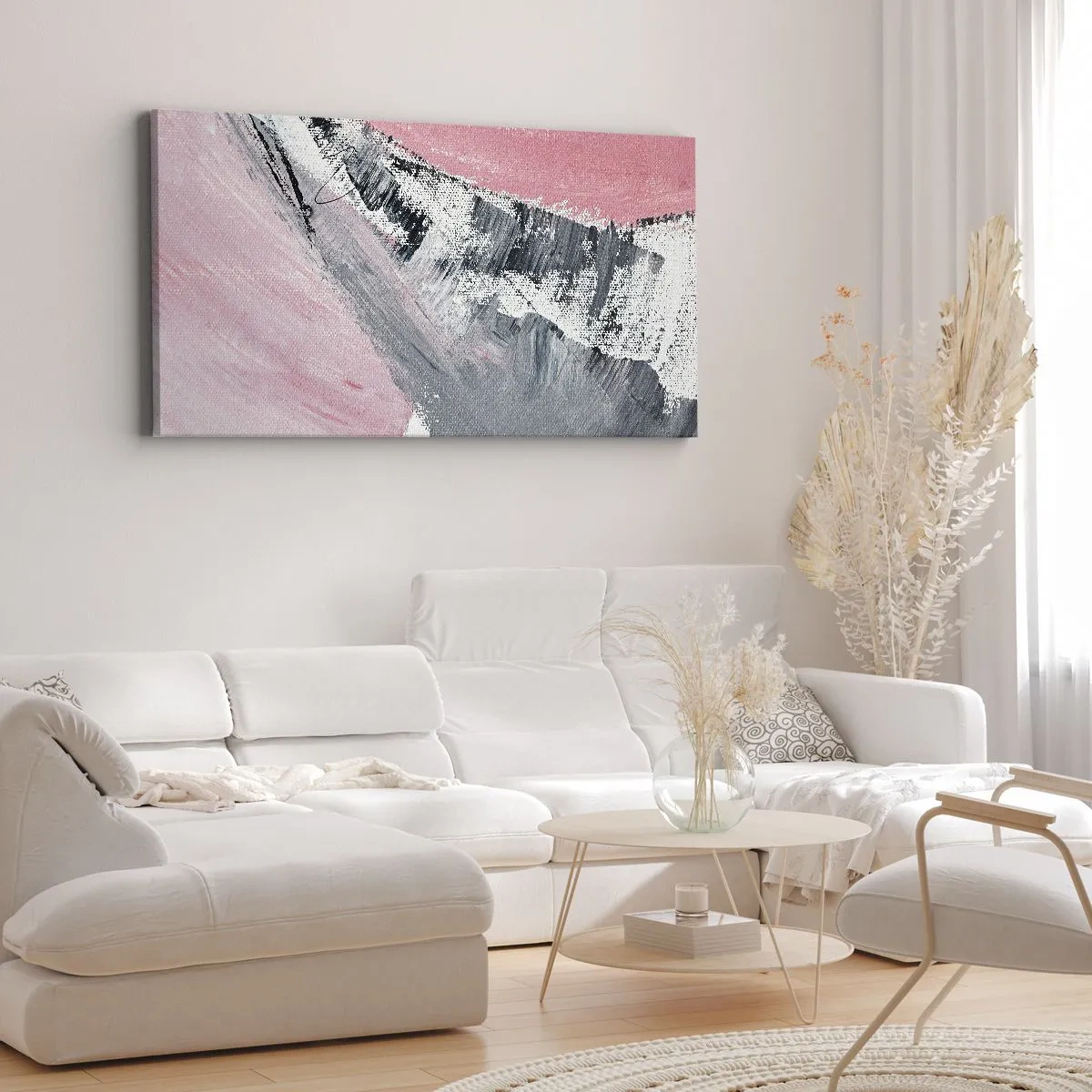 Bild auf Leinwand - Leinwandbild - Passende Komposition - 100x40 cm