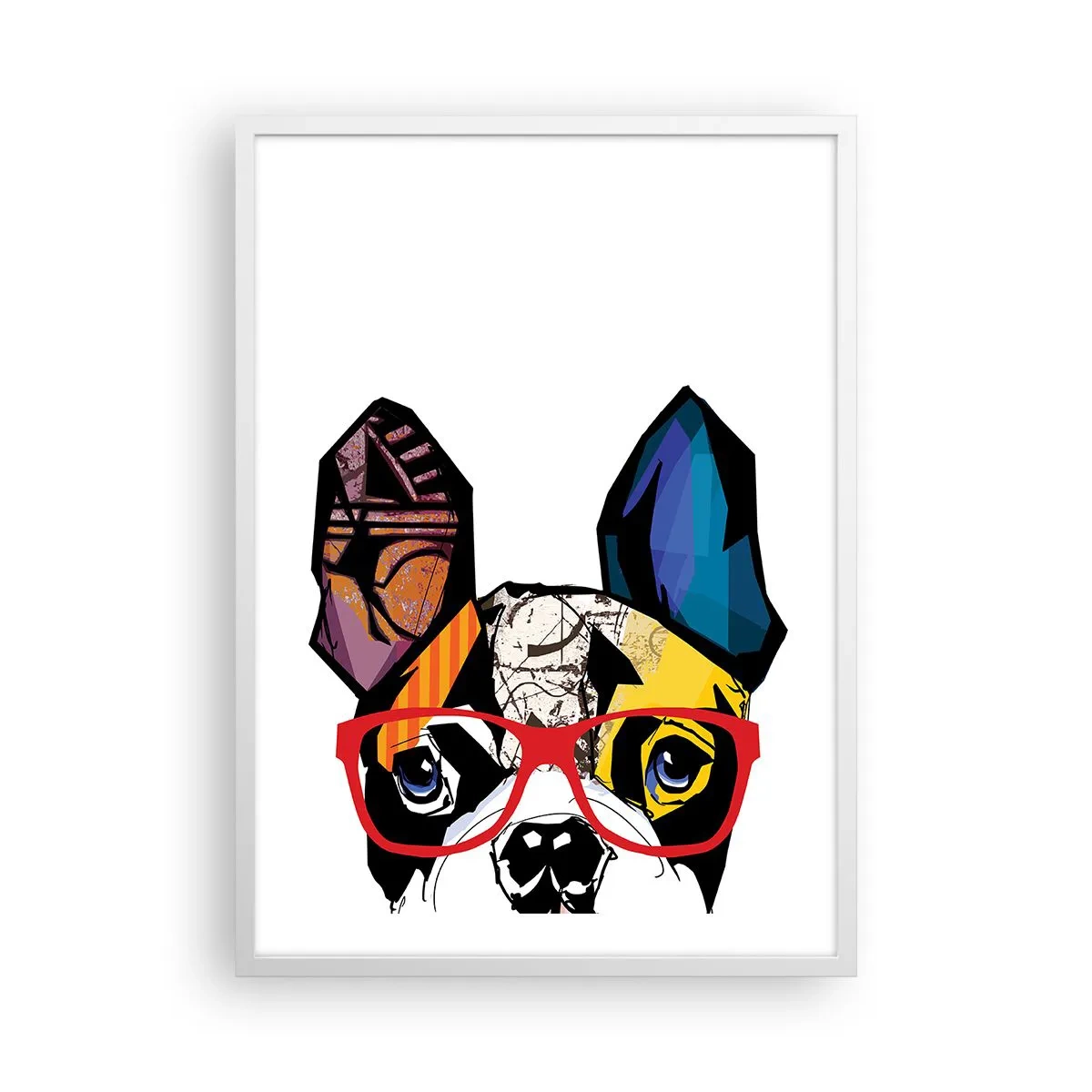 Poster in einem weißen Rahmen - Intellektuelle - 50x70 cm