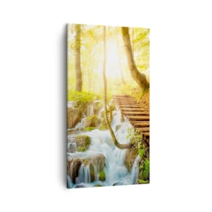 Bild auf Leinwand - Leinwandbild - Eine ersehnte Kühle - 45x80 cm