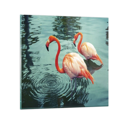 Glasbild - Bild auf glas - Wir sind jetzt in Mode - 30x30 cm