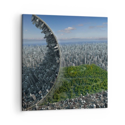 Bild auf Leinwand - Leinwandbild - Die Natur ist ewig - 60x60 cm