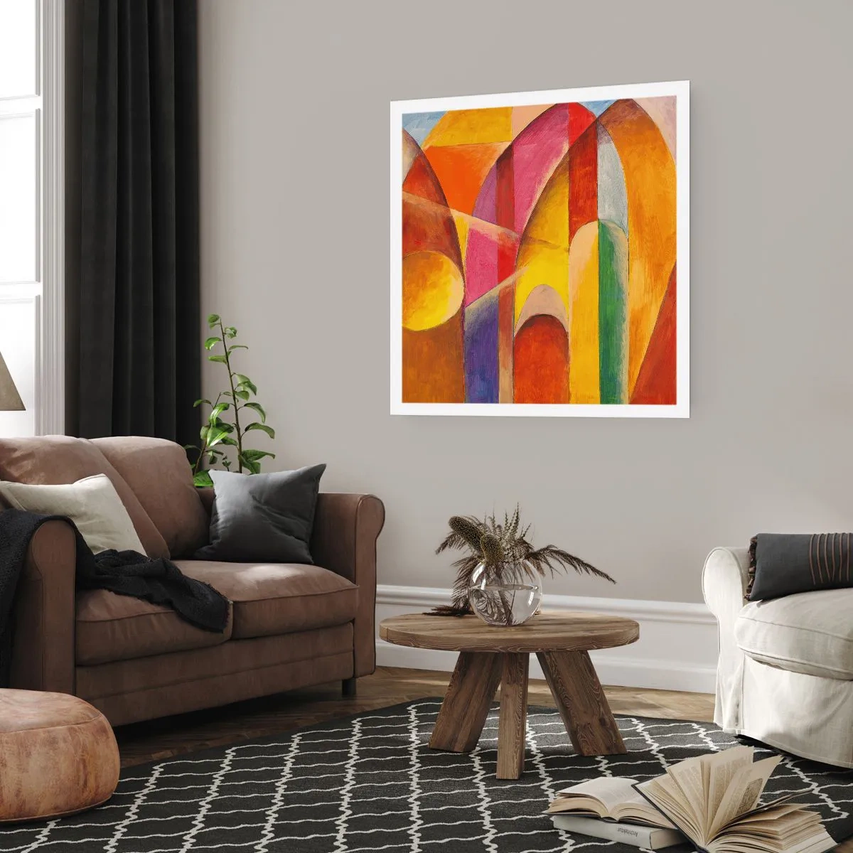 Poster - Kathedrale der Sonne - 30x30 cm