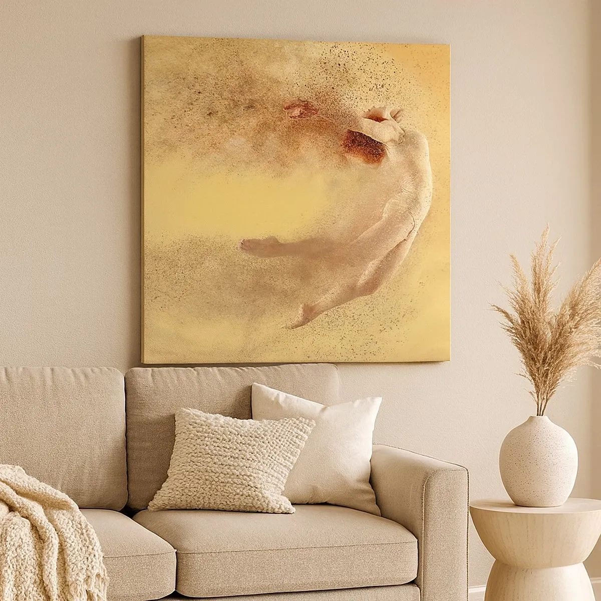 Bild auf Leinwand - Leinwandbild - In tanzender Ekstase - 30x30 cm