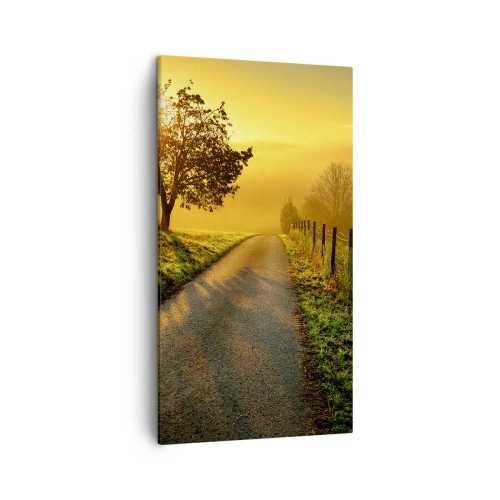 Bild auf Leinwand - Leinwandbild - Honig-Nachmittag - 45x80 cm