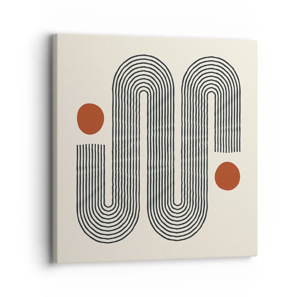 Bild auf Leinwand - Leinwandbild - Vom Anfang bis zum Ende - 30x30 cm