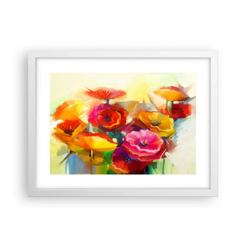 Poster in einem weißen Rahmen - Nicht nur rot - 40x30 cm