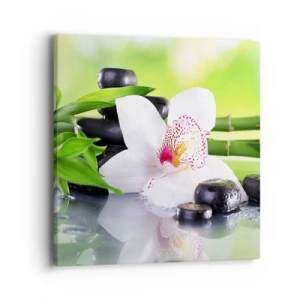 Bild auf Leinwand - Leinwandbild - Kühle Frische - 40x40 cm