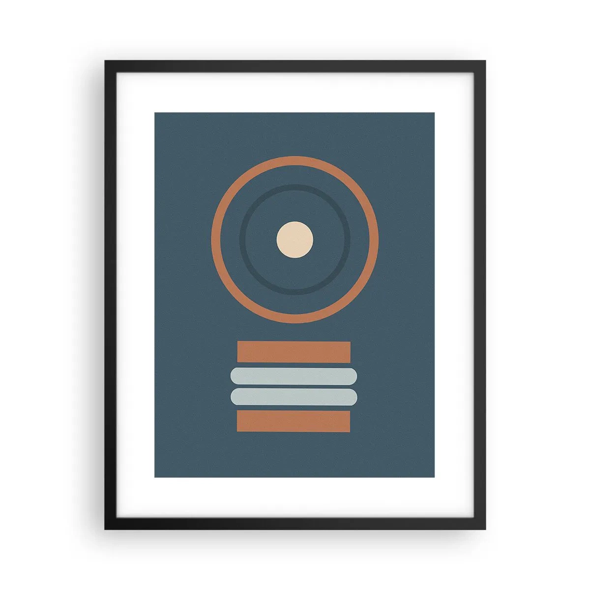 Poster in einem schwarzem Rahmen - Das Wesen der Dinge - 40x50 cm