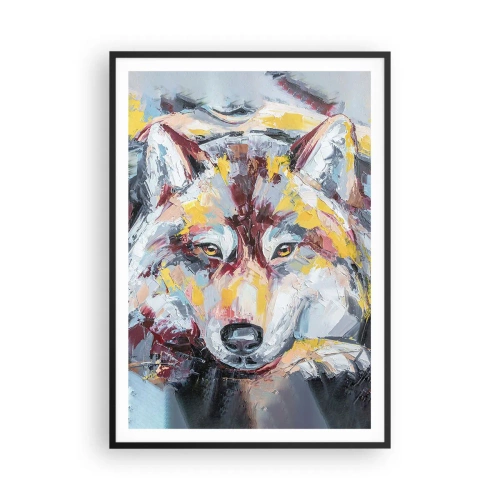 Poster in einem schwarzem Rahmen - Seelenfrieden unter den Lieben - 70x100 cm