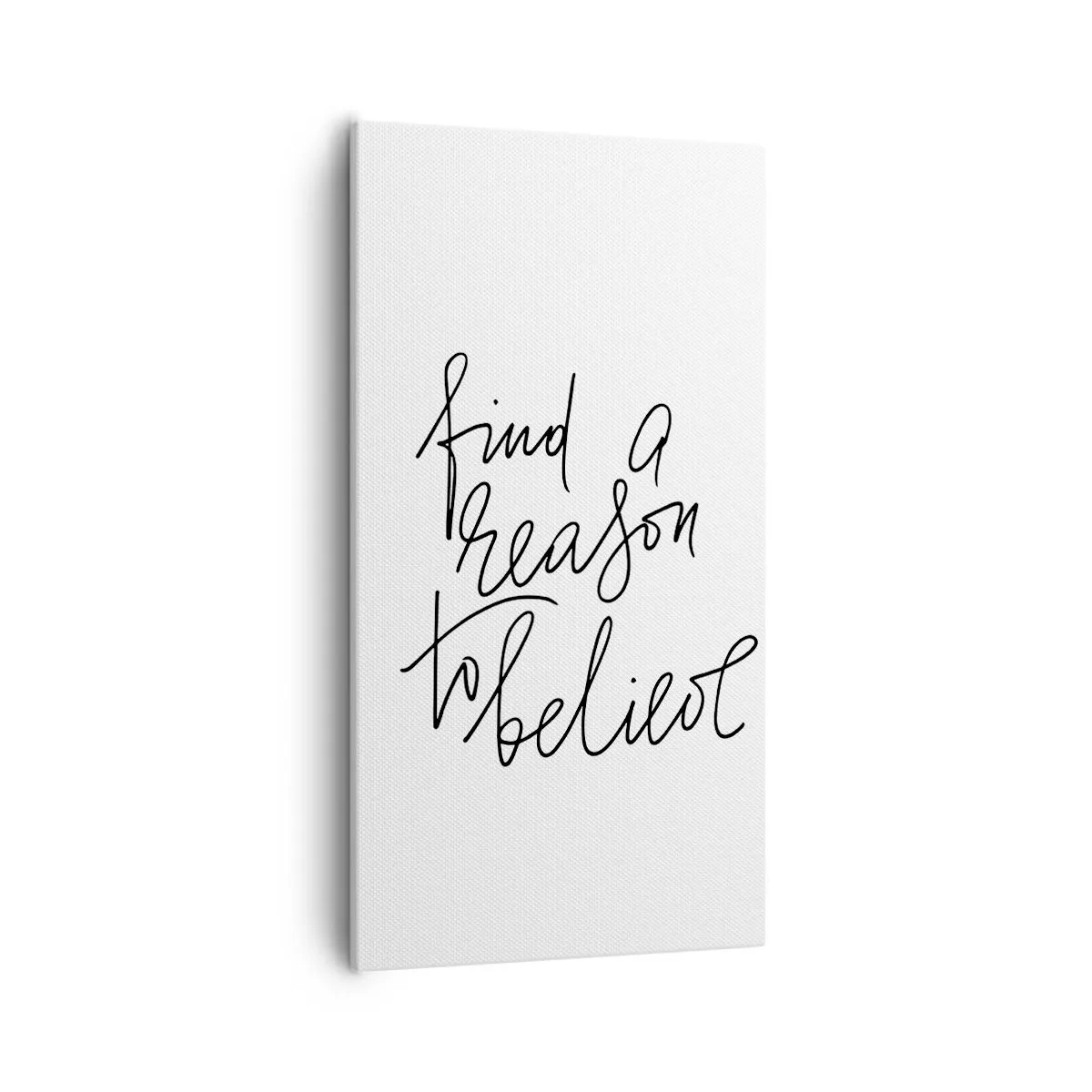 Bild auf Leinwand - Leinwandbild - Es ist möglich - 55x100 cm