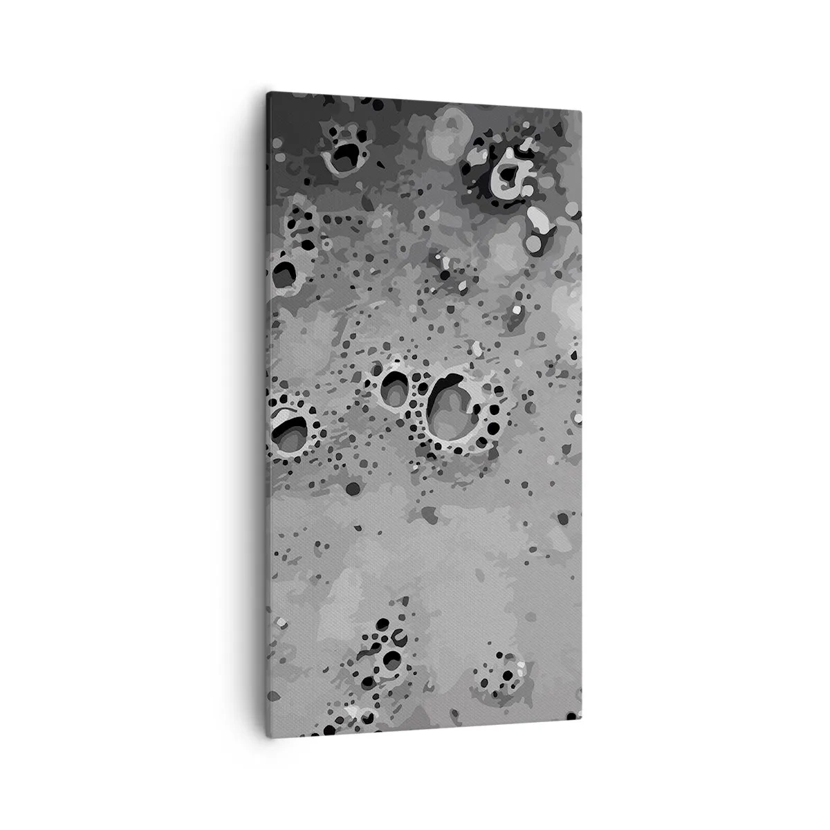 Bild auf Leinwand - Leinwandbild - Wie eine Mondlandschaft - 55x100 cm