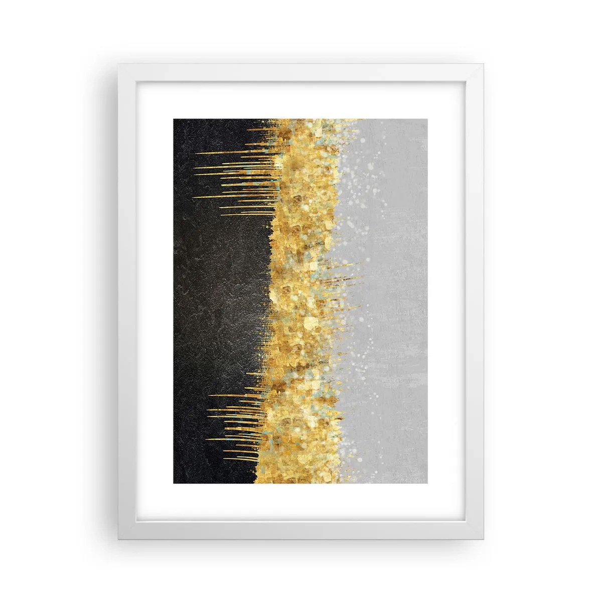 Poster in einem weißen Rahmen - Nach innen und nach oben - 30x40 cm