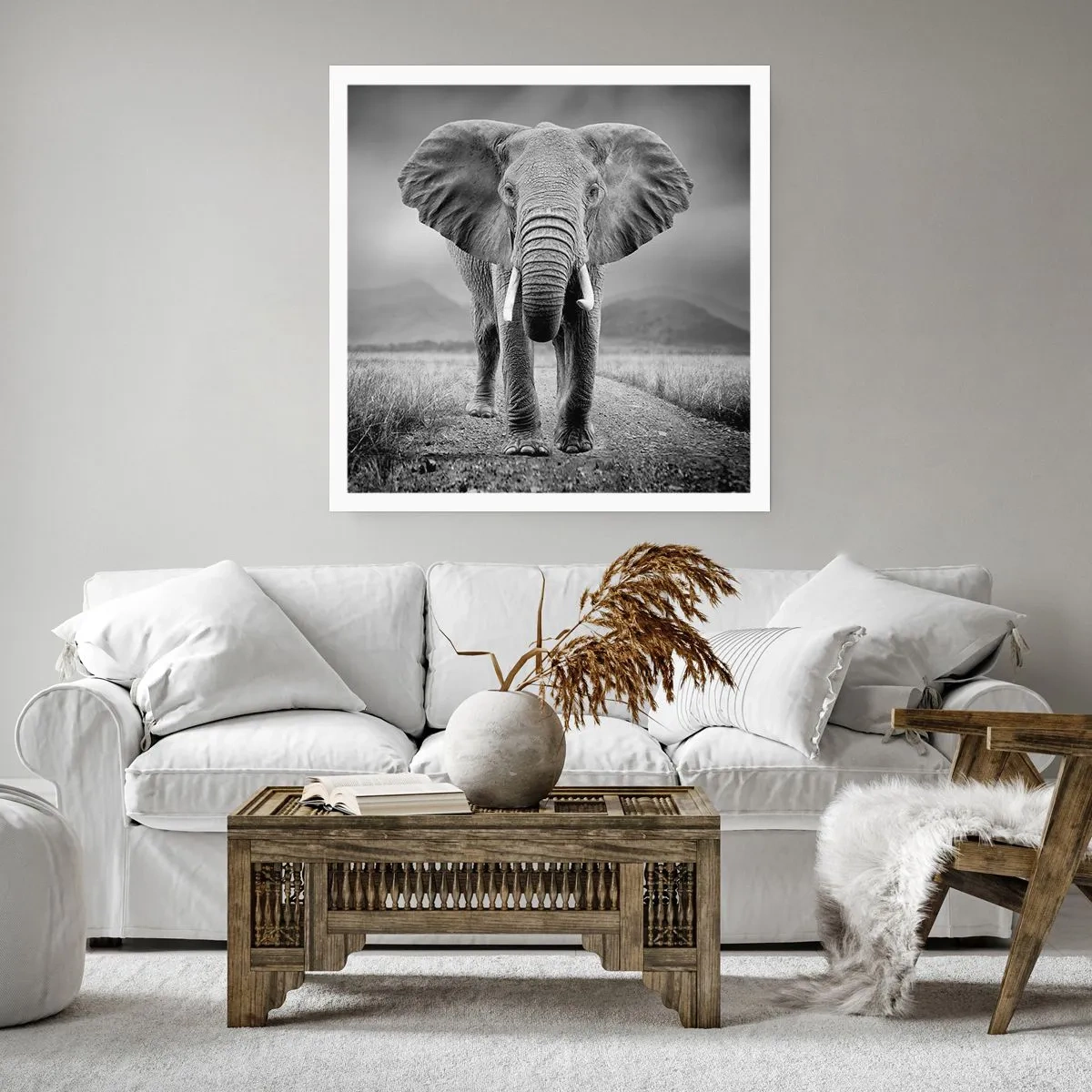 Poster - Der Gastgeber heißt willkommen - 30x30 cm