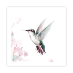 Poster - Im Flattern gehalten - 50x50 cm